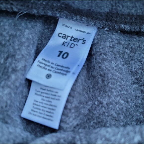 🤸‍♀️3 for 12🤸‍♂️ Carter's Fuzzy Fleece Leggings Pants 10 - Picture 2 of 3